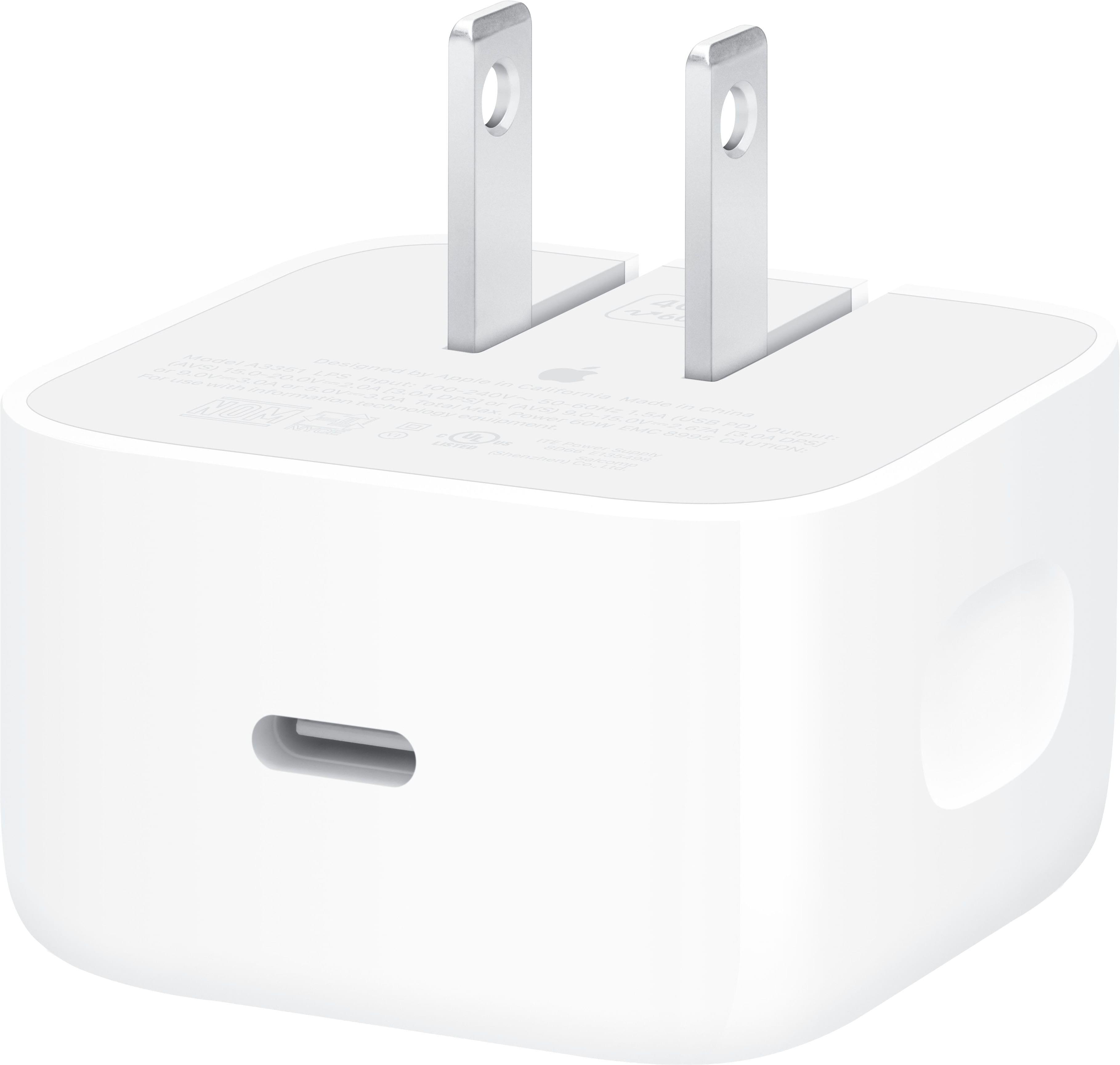 Adaptador Apple 40W Dinámico (Máx. 60W) Blanco a $27.30