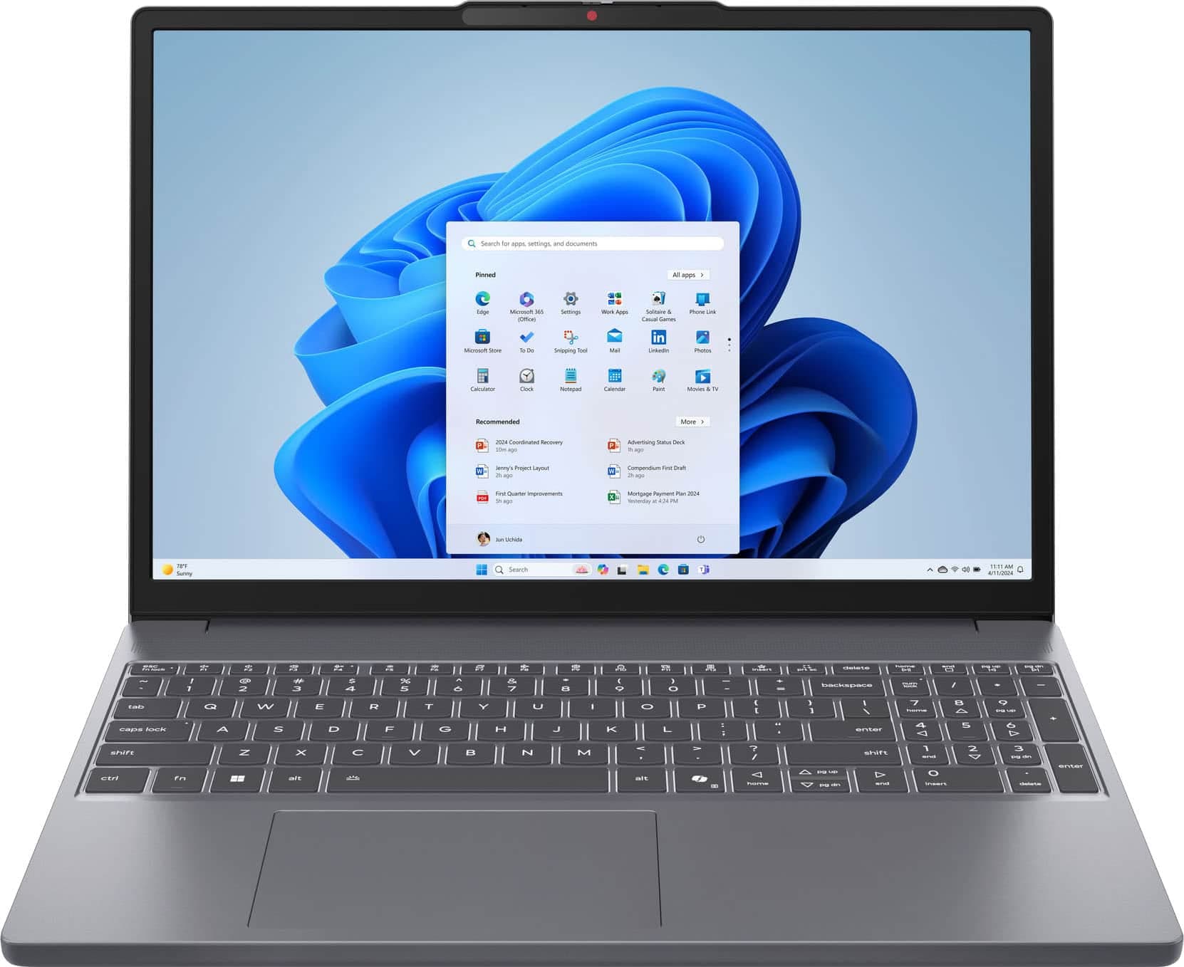 Laptop Lenovo IdeaPad Slim 3 15.3" 2K Táctil (Ryzen 7, 16GB RAM, 512GB SSD) – $350 de Descuento