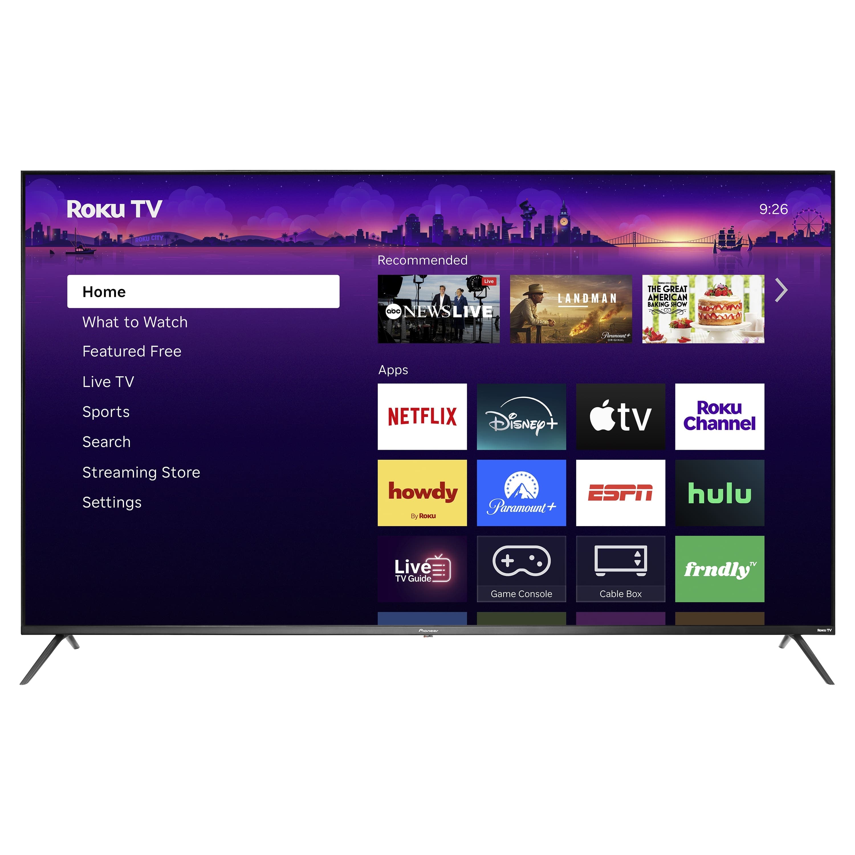 Pioneer 75" Class LED 4K UHD Smart Roku TV